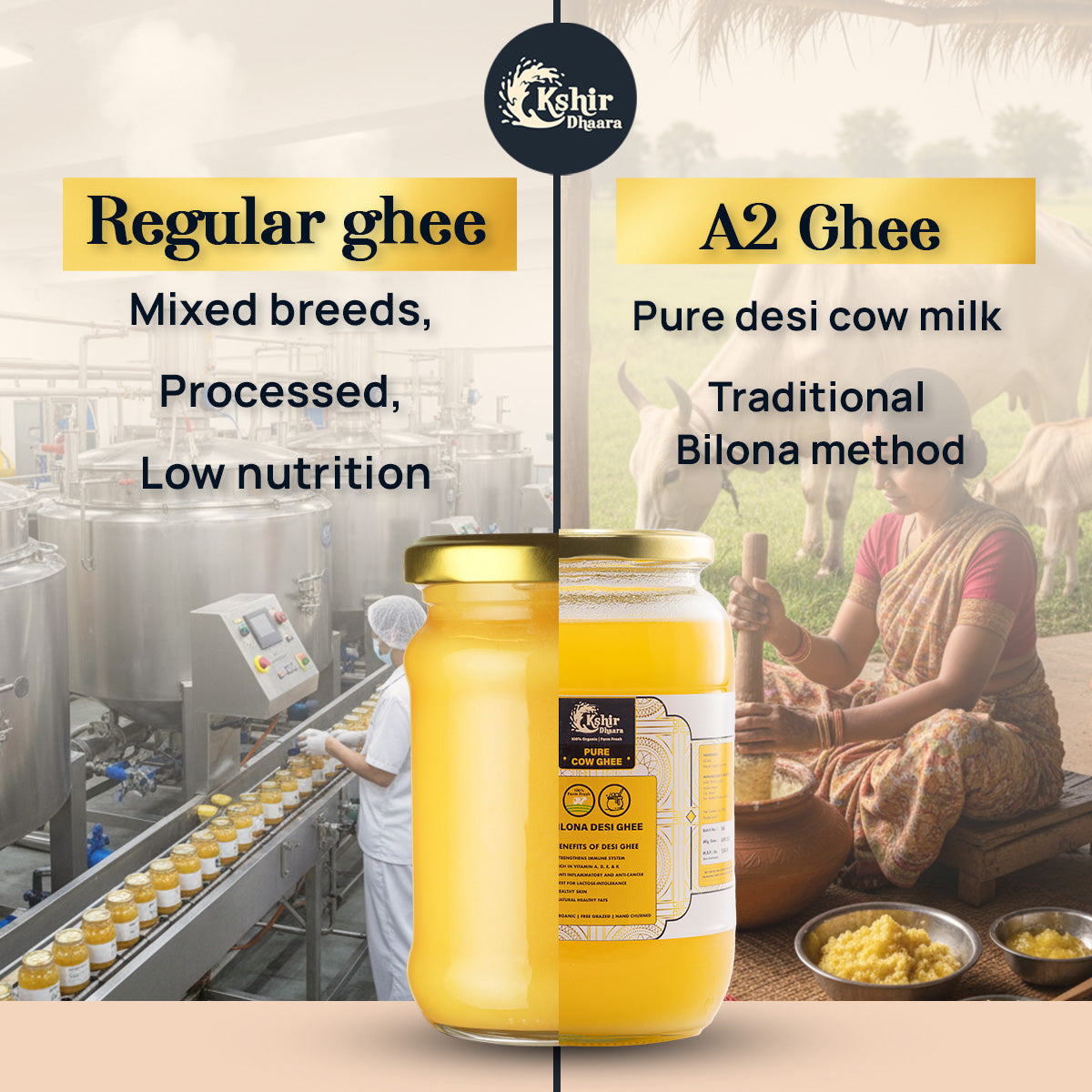 A2 Ghee - 1 ltr
