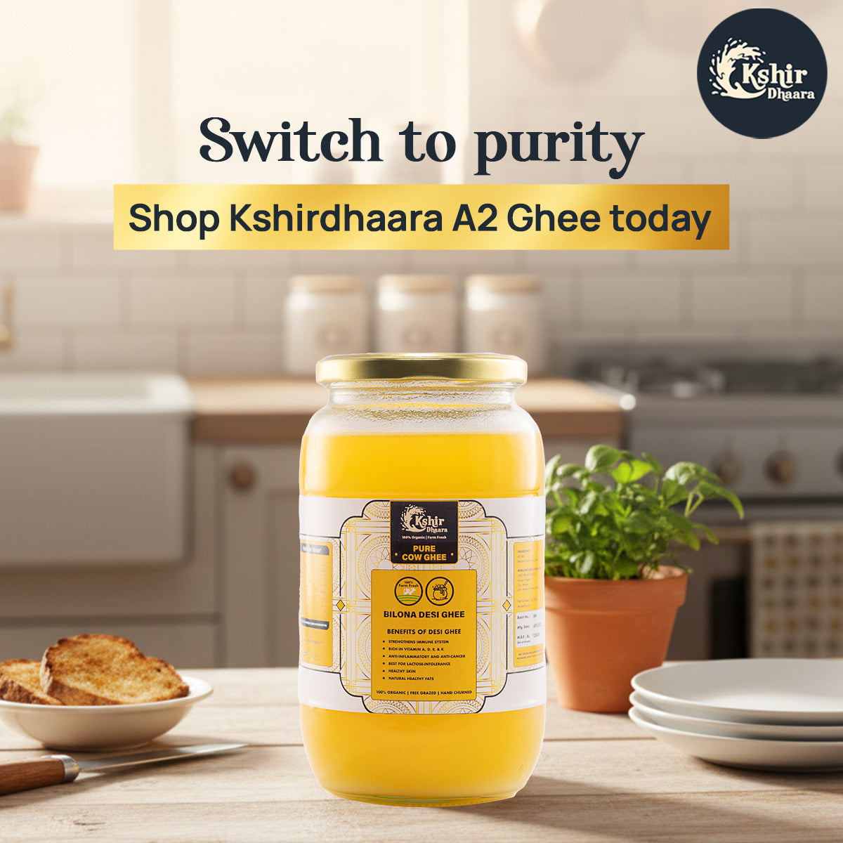 A2 Ghee - 1 ltr
